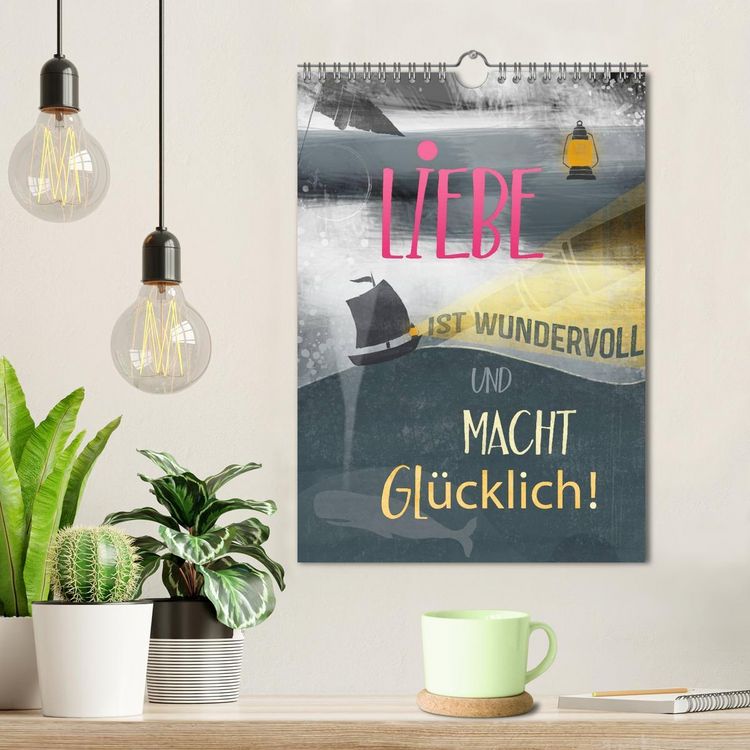 Produktbild: Liebe macht gl&uuml;cklich (Wandkalender 2026 DIN A4 hoch), CALVENDO Monatskalender