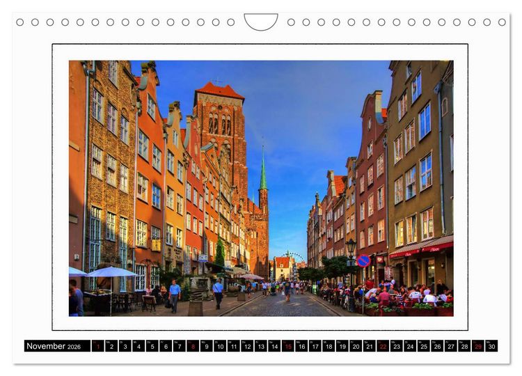 Produktbild: Danzig Gdansk (Wandkalender 2026 DIN A4 quer), CALVENDO Monatskalender