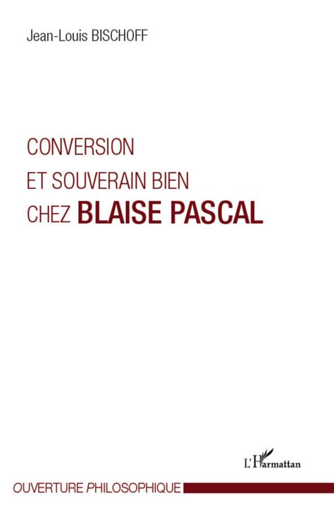 Produktbild: Conversion et souverain bien chez Blaise Pascal