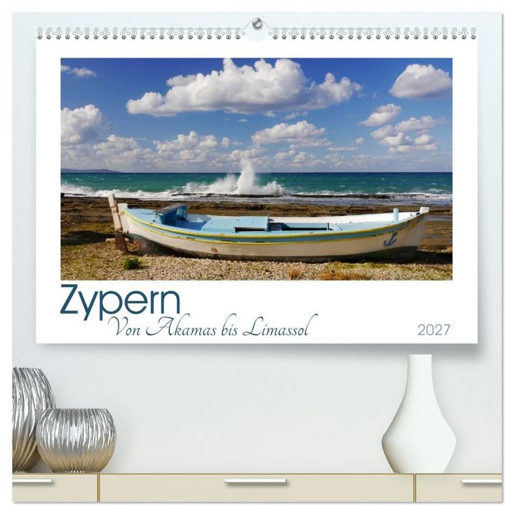 Produktbild: Zypern. Von Akamas bis Limassol (hochwertiger Premium Wandkalender 2027 DIN A2 quer), Kunstdruck in Hochglanz