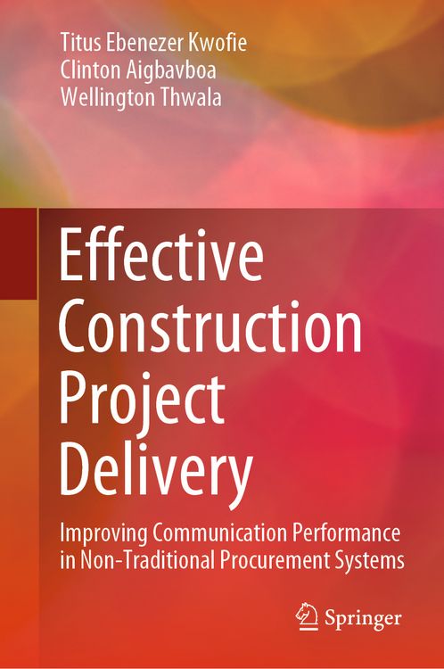 Produktbild: Effective Construction Project Delivery