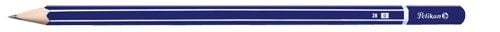 Produktbild: Pelikan Bleistift 2B, Sechskant, Blau, 3er Set