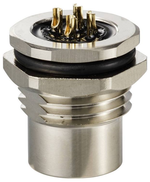 Produktbild: TRU COMPONENTS TC-12833052 Sensor/Aktor Einbaubuchse M12 Buchse, Einbau Polzahl Sensoren: 4 1 St.