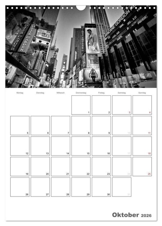 Produktbild: NEW YORK Skylines (Wandkalender 2026 DIN A3 hoch), CALVENDO Monatskalender