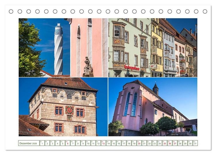 Produktbild: Ein Stadtportrait von Rottweil (Tischkalender 2026 DIN A5 quer), CALVENDO Monatskalender
