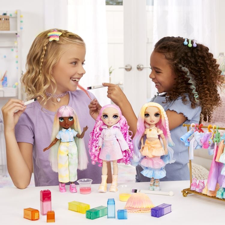 Produktbild: Rainbow High WaterColor & Create NEW Theme Dolls- purple eyes