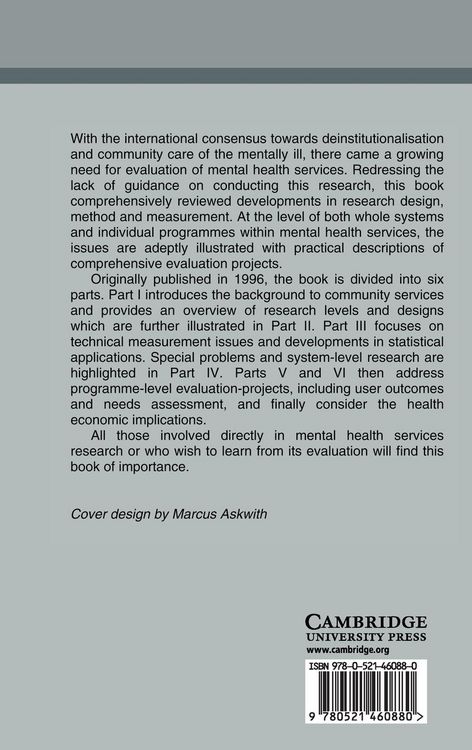 Produktbild: Mental Health Service Evaluation