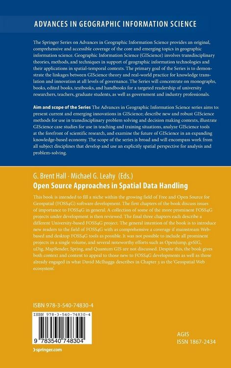 Produktbild: Open Source Approaches in Spatial Data Handling