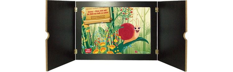 Produktbild: Emma - Ohne dich w&auml;r' die Welt nur halb so sch&ouml;n! Kamishibai Bildkartenset