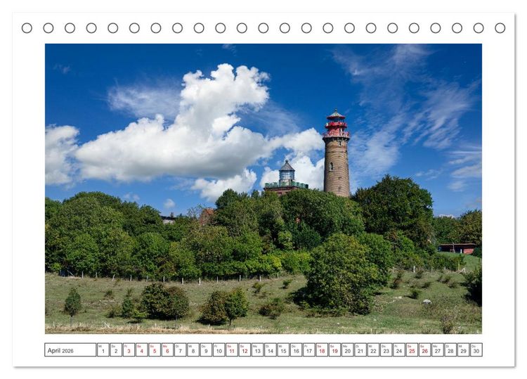 Produktbild: Impressionen von der Ostseeinsel R&uuml;gen (Tischkalender 2026 DIN A5 quer), CALVENDO Monatskalender