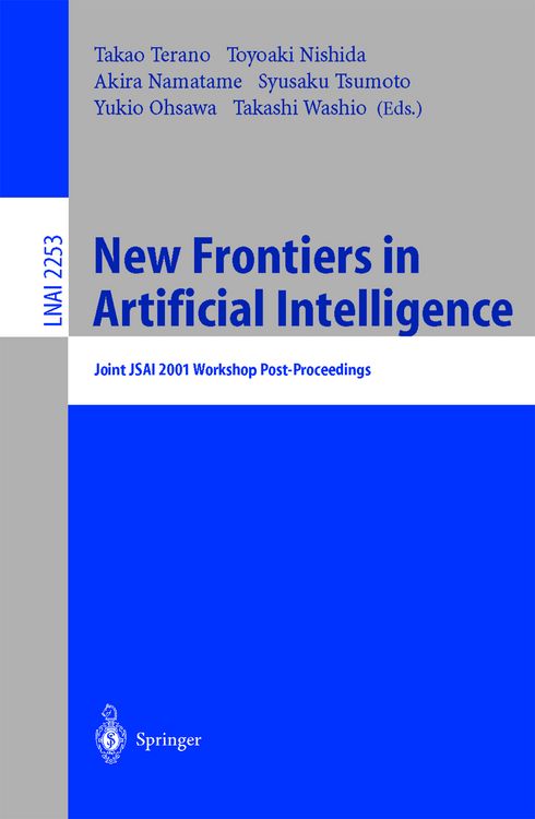 Produktbild: New Frontiers in Artificial Intelligence
