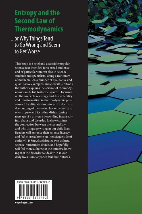 Produktbild: Entropy and the Second Law of Thermodynamics