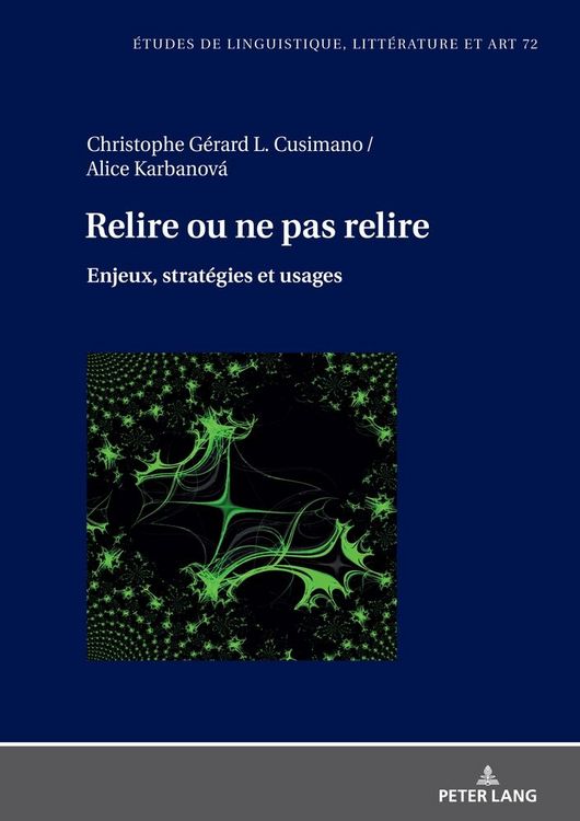 Produktbild: Relire ou ne pas relire