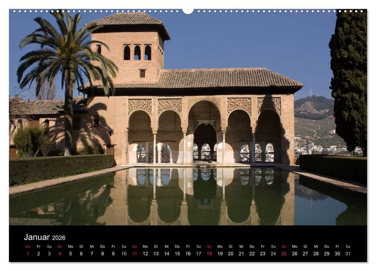 Produktbild: Andalusien (hochwertiger Premium Wandkalender 2026 DIN A2 quer), Kunstdruck in Hochglanz
