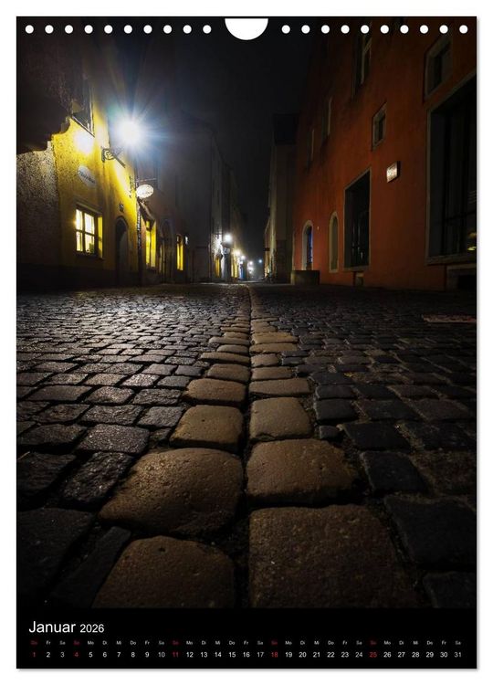 Produktbild: Altstadtgassen Regensburg (Wandkalender 2026 DIN A4 hoch), CALVENDO Monatskalender