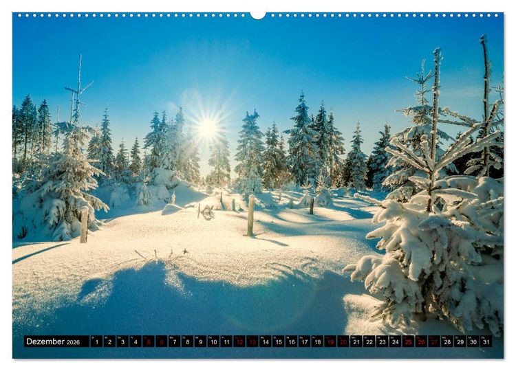 Produktbild: Vogtland - unsere Heimat (hochwertiger Premium Wandkalender 2026 DIN A2 quer), Kunstdruck in Hochglanz