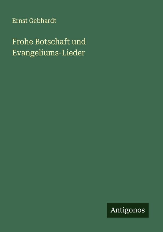 Produktbild: Frohe Botschaft und Evangeliums-Lieder