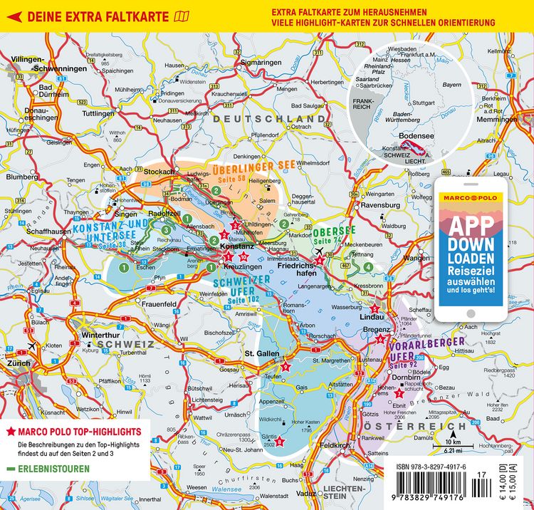 Produktbild: MARCO POLO Reisef&uuml;hrer Bodensee
