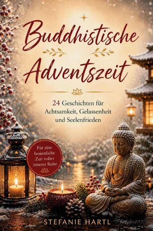 Produktbild: Buddhistische Adventszeit - 24 Geschichten f&uuml;r Achtsamkeit, Gelassenheit und Seelenfrieden