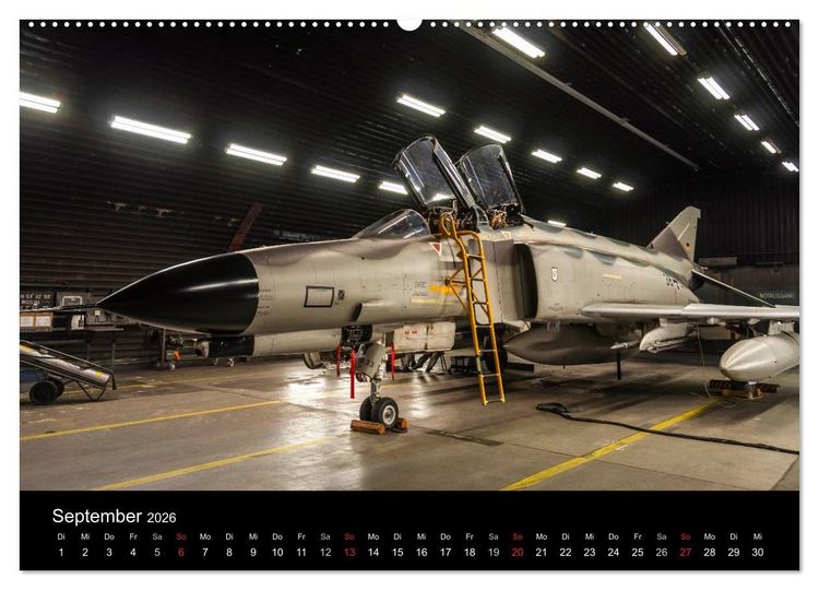 Produktbild: Phantoms bei der Luftwaffe (hochwertiger Premium Wandkalender 2026 DIN A2 quer), Kunstdruck in Hochglanz