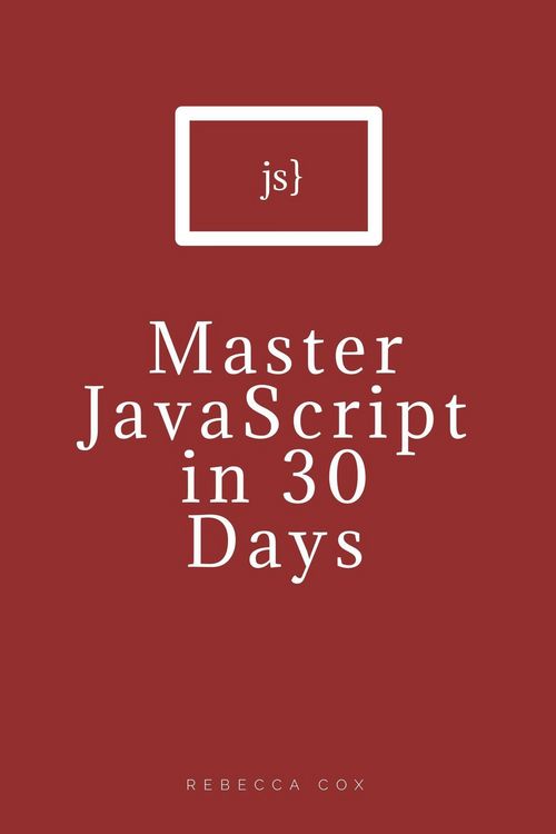 Produktbild: Master JavaScript in 30 Days