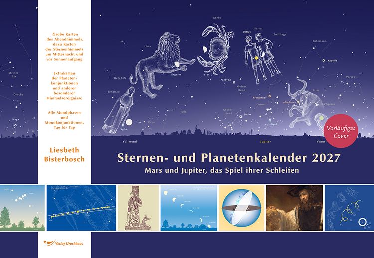 Produktbild: Sternen- und Planetenkalender 2027