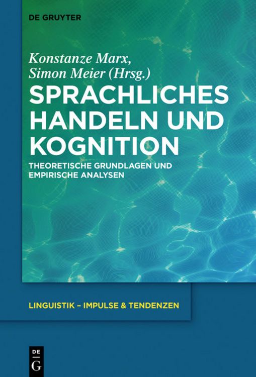 Produktbild: Sprachliches Handeln und Kognition