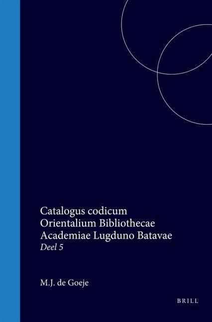 Produktbild: Catalogus Codicum Orientalium Bibliothecae Academiae Lugduno Batavae