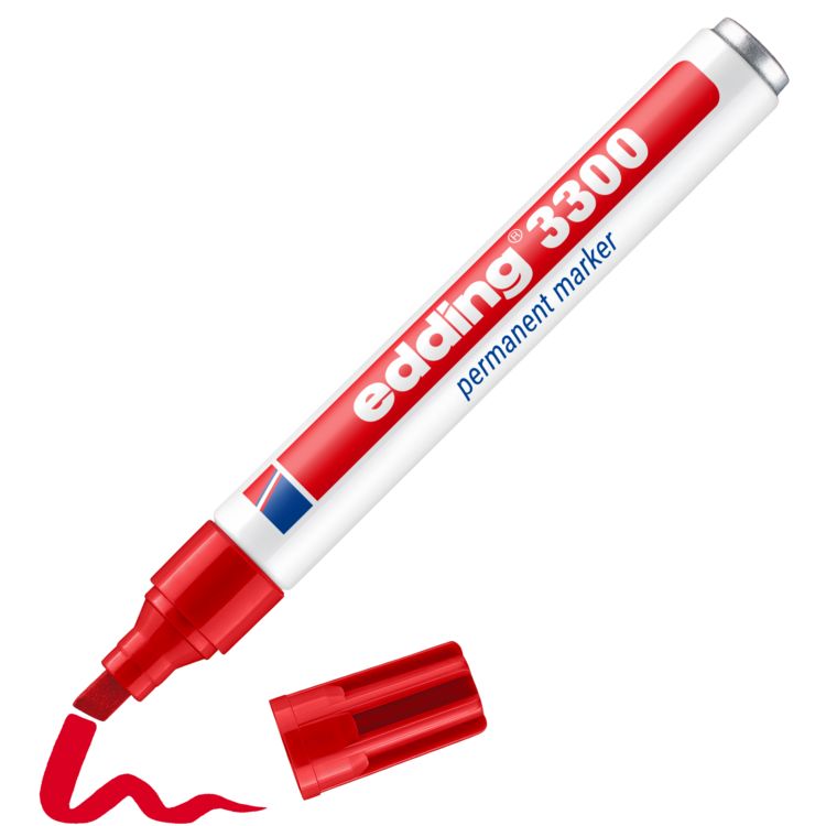 Produktbild: EDDING&reg; Permanent Marker 3300, rot