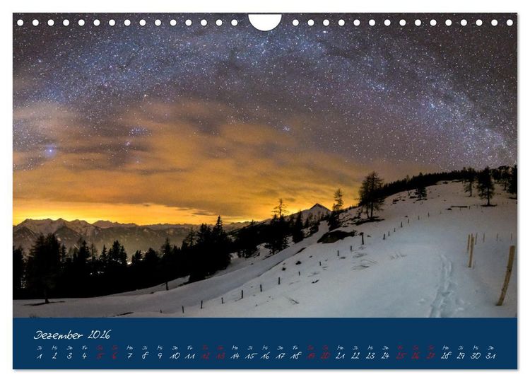 Produktbild: Welt unter Sternen (Wandkalender 2026 DIN A4 quer), CALVENDO Monatskalender