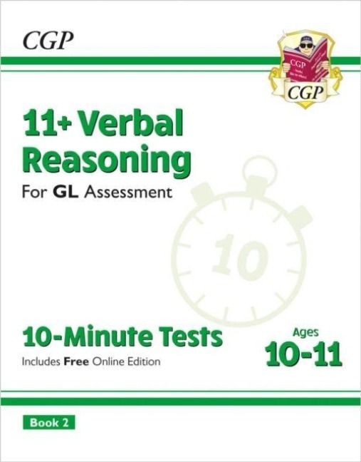 Produktbild: 11+ GL 10-Minute Tests: Verbal Reasoning - Ages 10-11 Book 2 (with Online Edition)