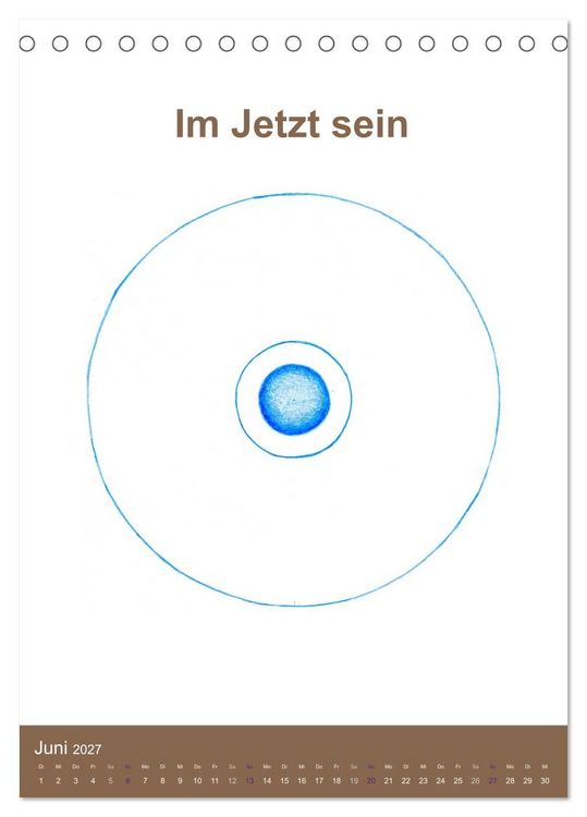 Produktbild: Delfinheilsymbole (Tischkalender 2027 DIN A5 hoch), CALVENDO Monatskalender