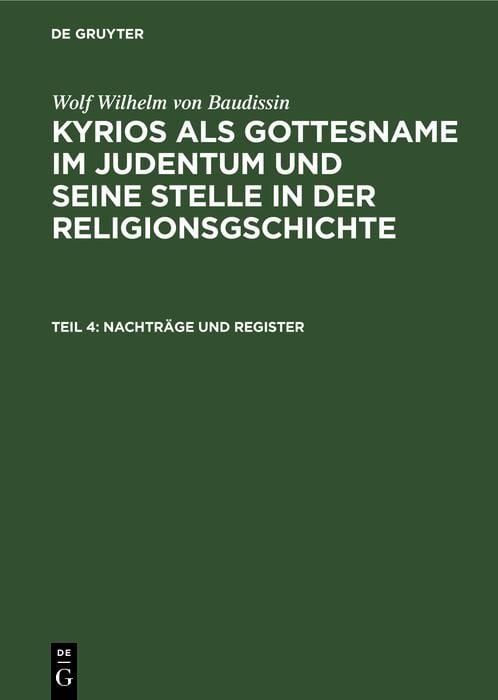 Produktbild: Nachtr&auml;ge und Register