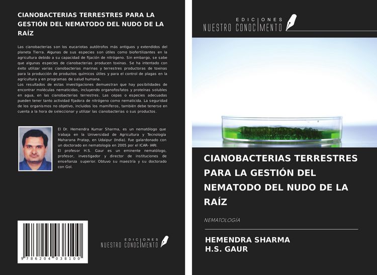 Produktbild: CIANOBACTERIAS TERRESTRES PARA LA GESTI&Oacute;N DEL NEMATODO DEL NUDO DE LA RA&Iacute;Z