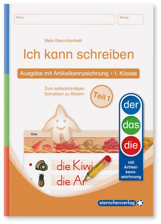Produktbild: Ich kann schreiben Teil 1 - Ausgabe mit Artikelkennzeichnung (DaZ) 1. Klasse