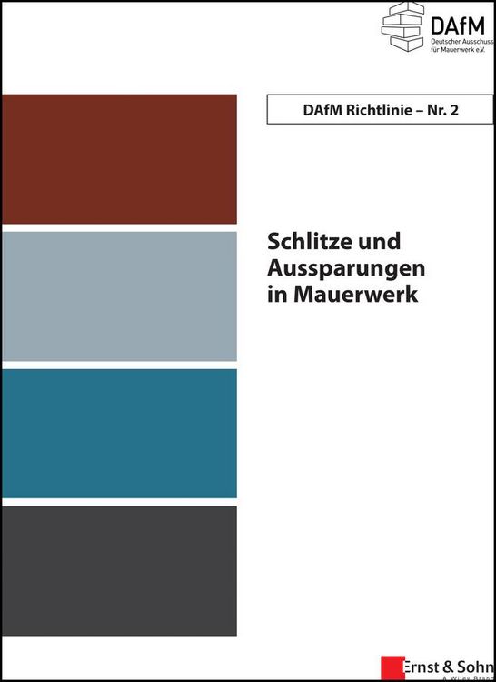 Produktbild: Schlitze und Aussparungen in Mauerwerk