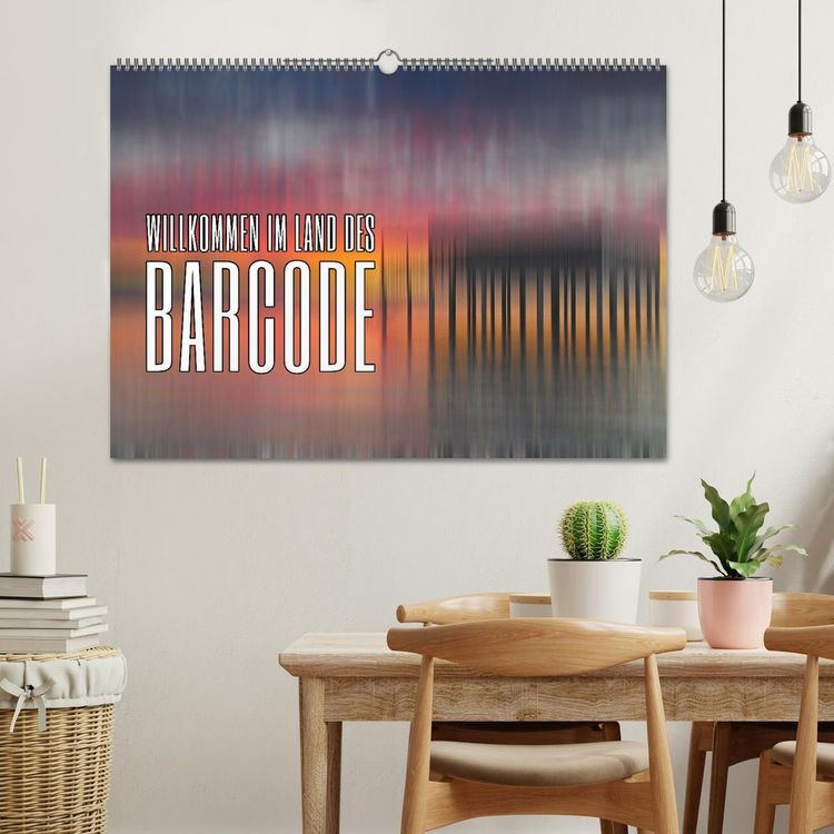 Produktbild: Willkommen im Land des Barcode (Wandkalender 2026 DIN A2 quer), CALVENDO Monatskalender