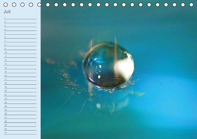 Produktbild: Geburtstagskalender "Wasser-Spiele" (Tischkalender immerw&auml;hrend DIN A5 quer)