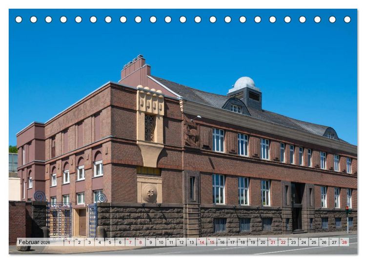 Produktbild: Bauhaus-Architektur im Ruhrgebiet (Tischkalender 2026 DIN A5 quer), CALVENDO Monatskalender
