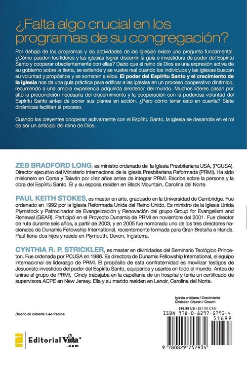Produktbild: El Poder del Esp&iquest;&iquest;ritu Santo Y El Crecimiento de la Iglesia