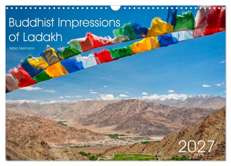 Produktbild: Buddhist Impressions of Ladakh (Wall Calendar 2027 DIN A3 landscape), CALVENDO 12 Month Wall Calendar