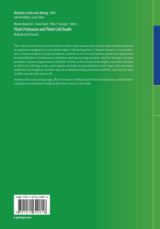 Produktbild: Plant Proteases and Plant Cell Death