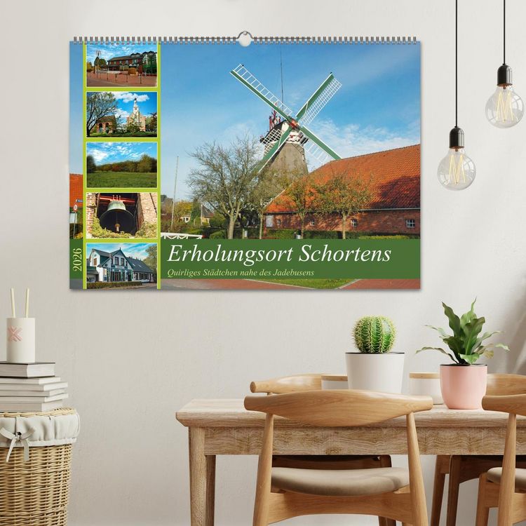 Produktbild: Erholungsort Schortens (Wandkalender 2026 DIN A2 quer), CALVENDO Monatskalender