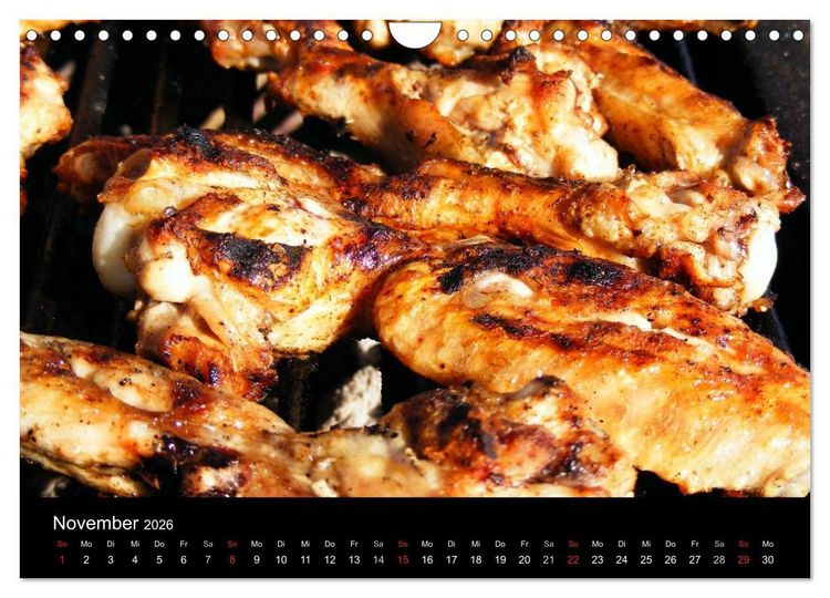 Produktbild: BBQ Lecker Grillen (Wandkalender 2026 DIN A4 quer), CALVENDO Monatskalender
