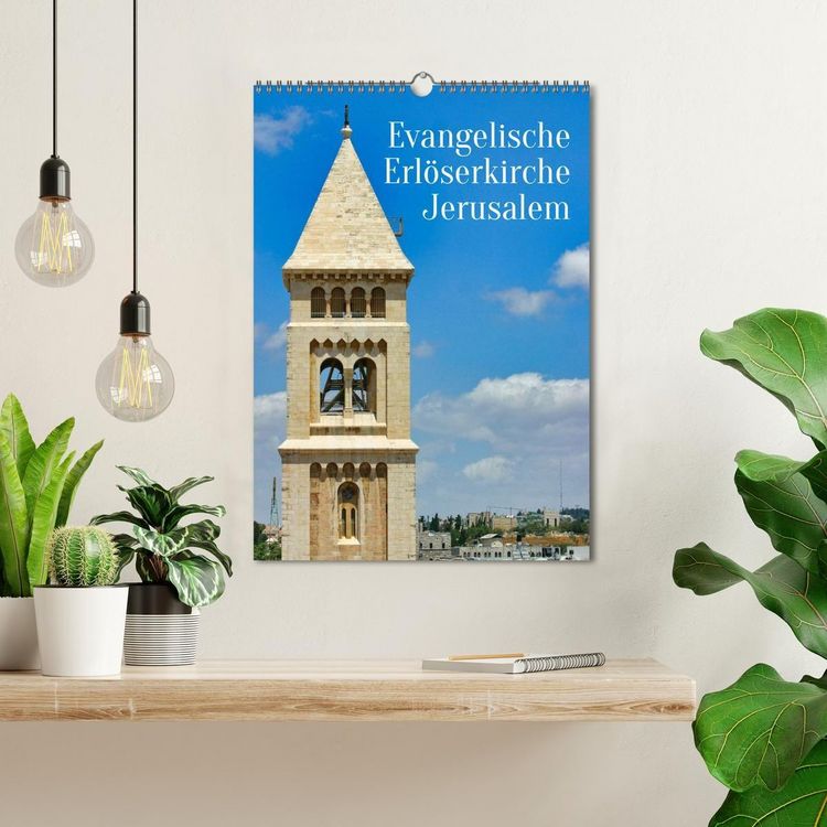 Produktbild: Evangelische Erl&ouml;serkirche Jerusalem (Wandkalender 2027 DIN A3 hoch), CALVENDO Monatskalender