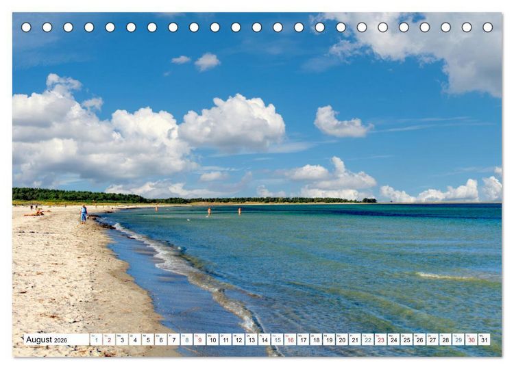 Produktbild: Prerow auf dem Dar&szlig; - Sehnsuchtsort an der Ostsee (Tischkalender 2026 DIN A5 quer), CALVENDO Monatskalender