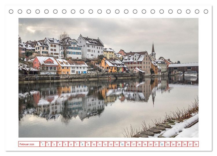 Produktbild: Diessenhofen am Hochrhein (Tischkalender 2026 DIN A5 quer), CALVENDO Monatskalender
