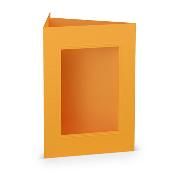 Produktbild: Paperado-5er Pack PP-Karten eckig Ft.B6, Ocker