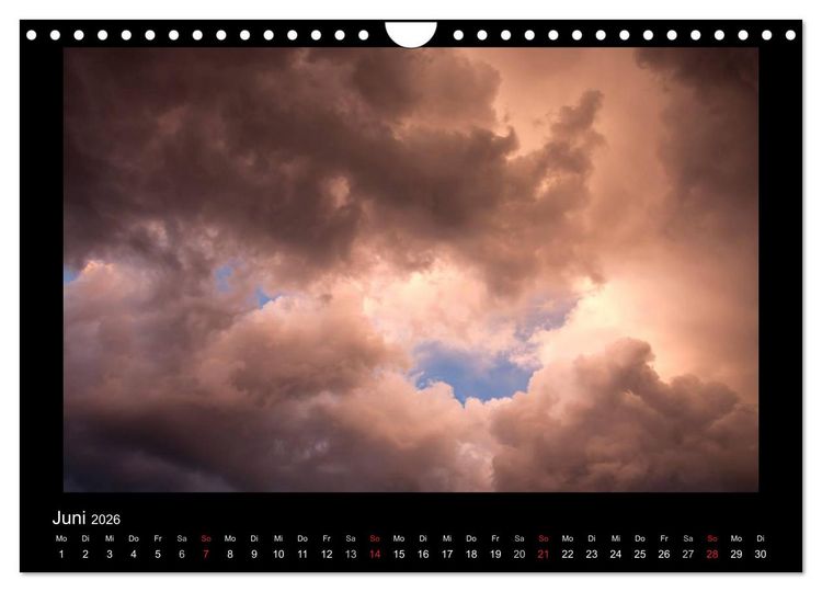 Produktbild: Wolkenbilder (Wandkalender 2026 DIN A4 quer), CALVENDO Monatskalender