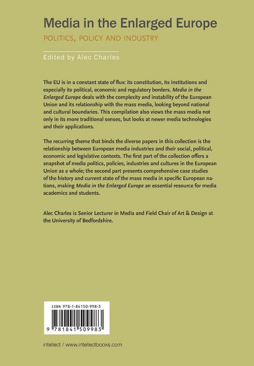 Produktbild: Media in the Enlarged Europe
